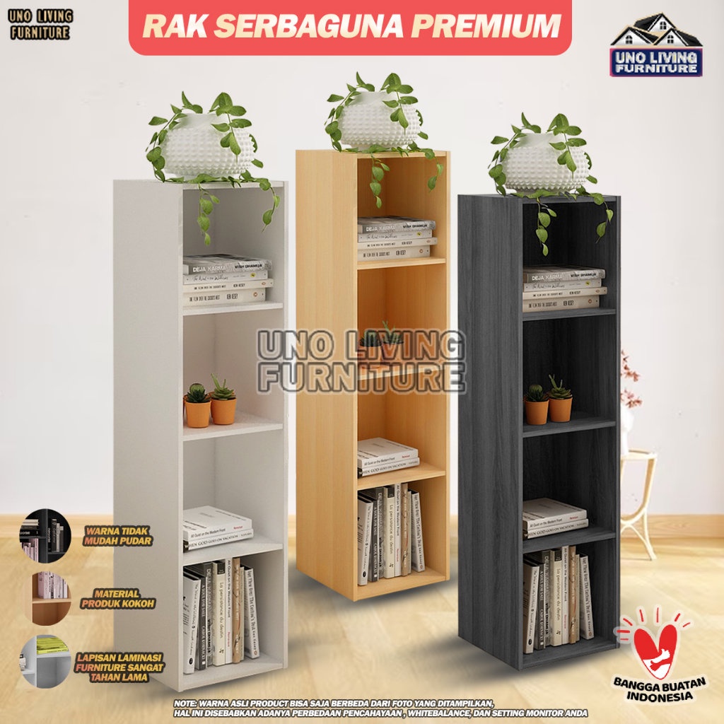 RSG 3 SUSUN RAK SERBAGUNA RAK BUKU SERBAGUNA 3 SUSUN LEMARI BUKU RAK SEPATU RAK KAYU RAK SERBAGUNA MURAH