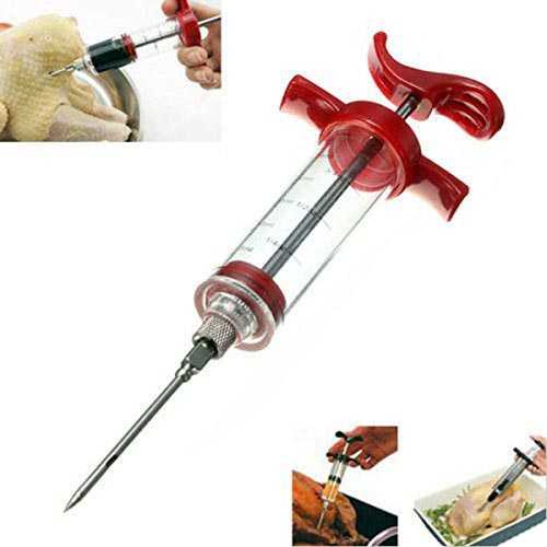 

Injektor Bumbu Marinasi Daging BBQ Seasoning Injector - HC117