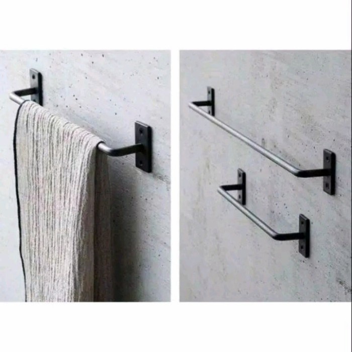 gantungan handuk kamar mandi tempel gantungan baju dinding besi tempel