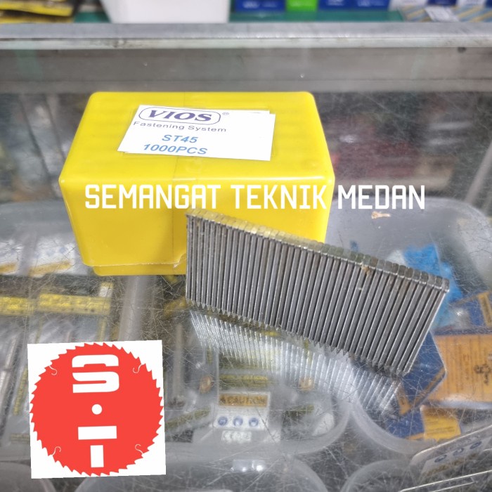 

Murah PAKU BETON STAPLES TEMBAK REFILL NAIL NAILER GUN 45 mm 45mm ST45 ST 45 KLP895