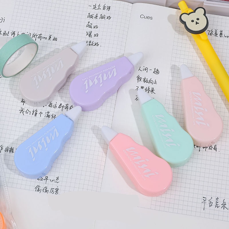 Correction Tape Set Candy Transparan / Pita Koreksi (6pcs)