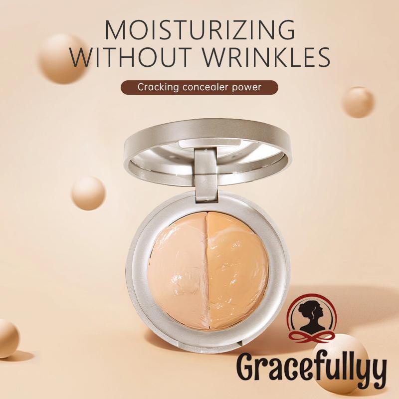 [COD]FAICCIA  Concealer Cream Moisturizing 2 Warna Concealer Cover Spots Waterproof Lasting Concealer Tahan Air Tahan Lama-GY