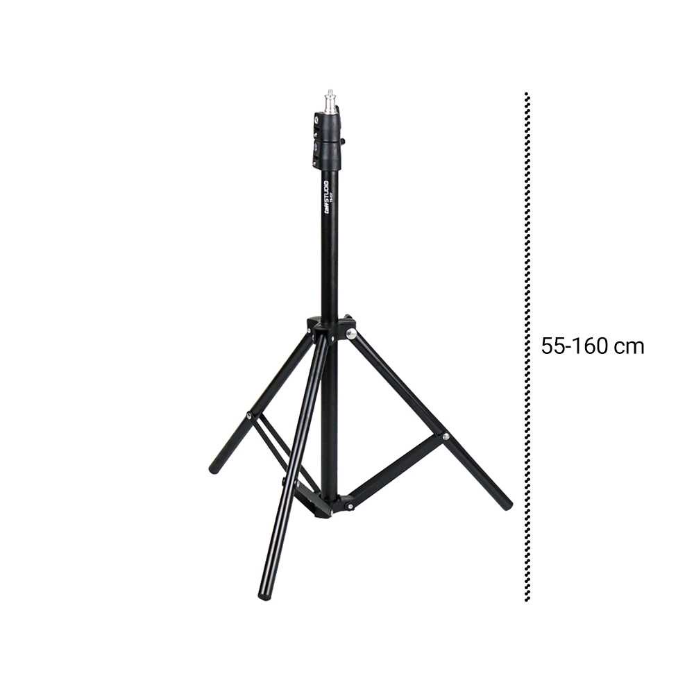 TaffSTUDIO Portable Light Stand Tripod 2 Section 160 cm - TB-037