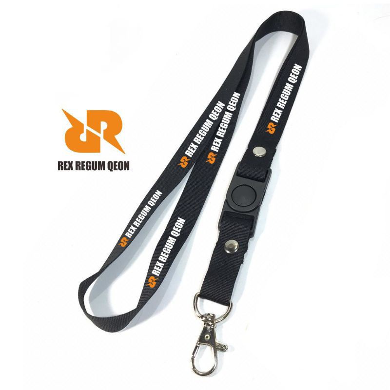 

lanyard REX REQUM QEON (RRQ) lanyard DISTRO vans gantungan kunci name tag id card kartu nama / tali lanyard gantungan leher vans fullprint