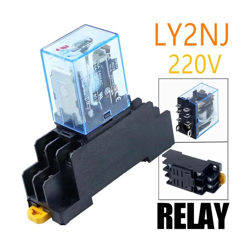 Relay Omron LY2NJ AC220V/DC12V 8Pin 10A