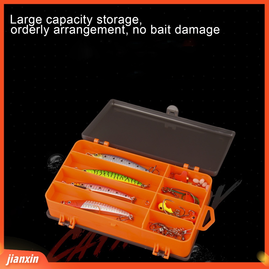 (In Stock) Kotak Umpan Reusable Double-side Portable Fishing Bait Case Perlengkapan Luar Ruangan Untuk Ikan Liar