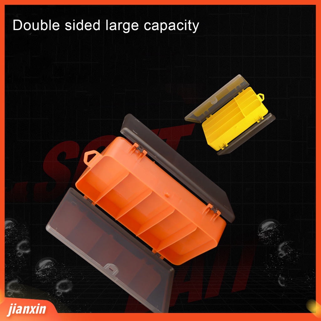 (In Stock) Kotak Umpan Reusable Double-side Portable Fishing Bait Case Perlengkapan Luar Ruangan Untuk Ikan Liar