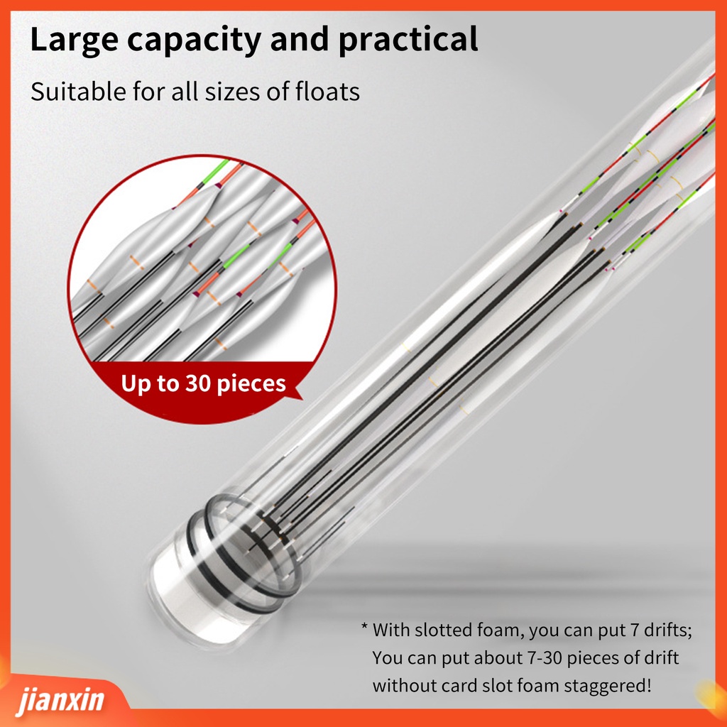 (In Stock) Fish Bobber Anti Bocor Kapasitas Tinggi Memanjang Muat Waggler Memancing Pelampung Peralatan Memancing