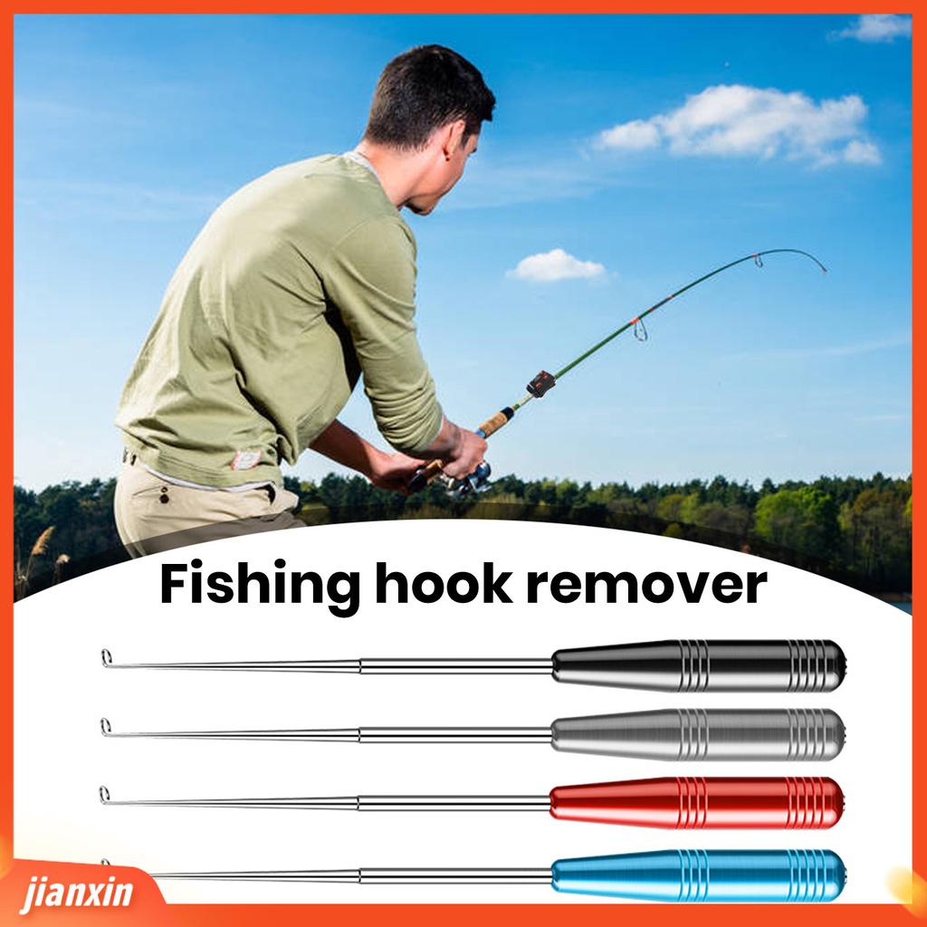 (In Stock) Fishing Hook Remover Ergonomics Rounded Tip Pegangan Nyaman Anti-slip Dasi Simpul Memancing Tippet Strand Hook Tier Memancing Luar Ruangan