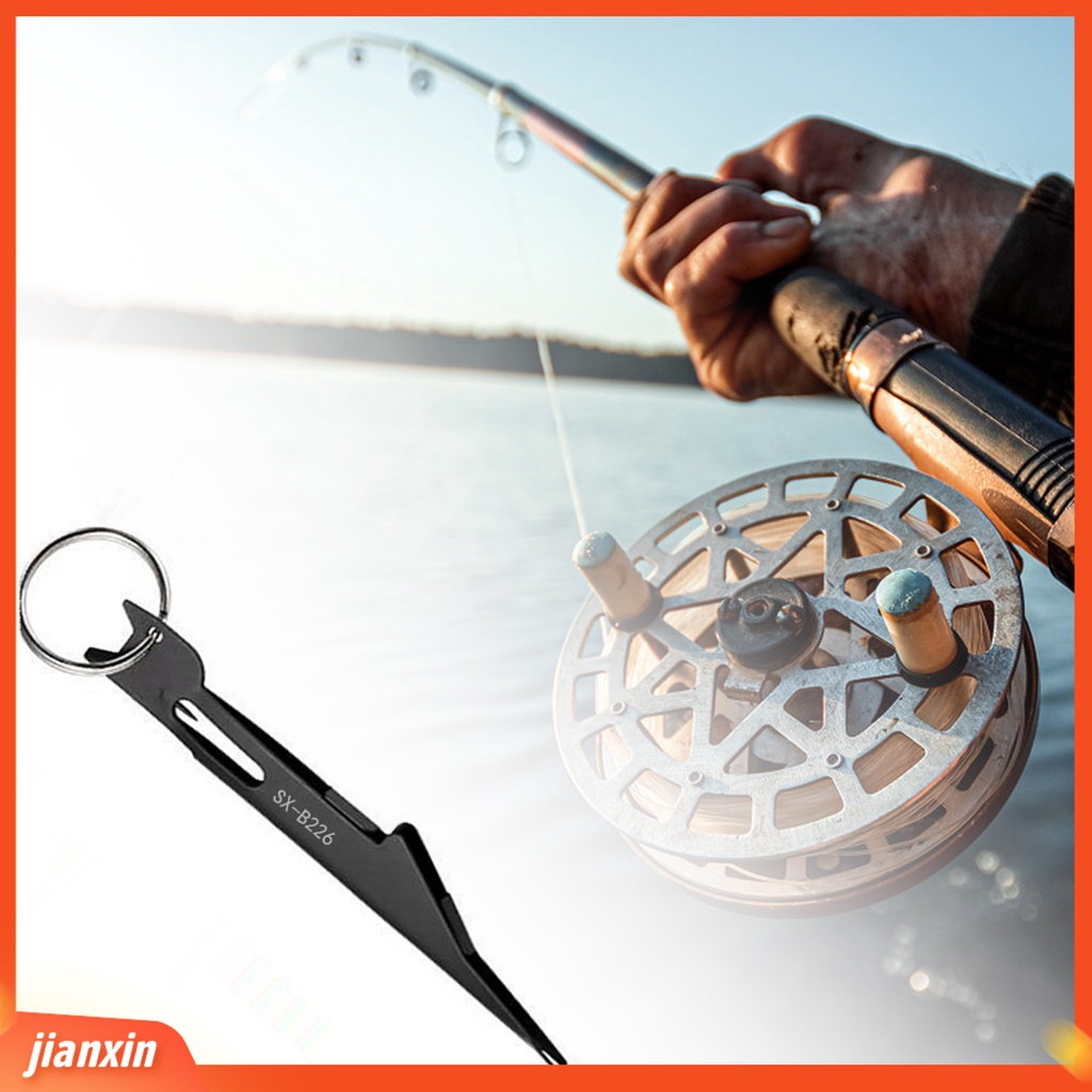 (In Stock) Fly Fishing Knotter Professional Portable Stainless Steel Fly Tying Tool Tyer Pancing Lalat Untuk Antusias Pancing