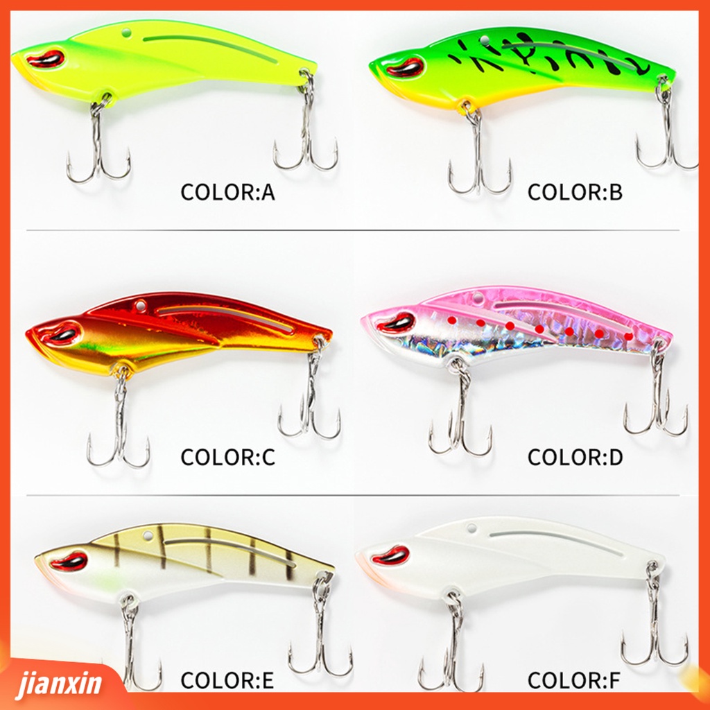 (In Stock) 71mm /26g Merampingkan Umpan Palsu Realistis Jarak Lempar Yang Sangat Baik Bahan Metal VIB Umpan Untuk Memancing