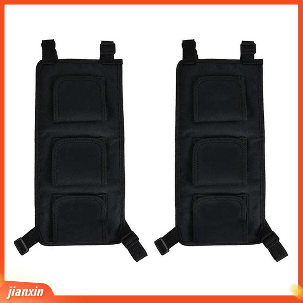 (In Stock) 2Pcs Kursi Belakang Mobil Tongkat Pancing Tiang Holder Dasi Tali Tetap Kantong Penyimpanan