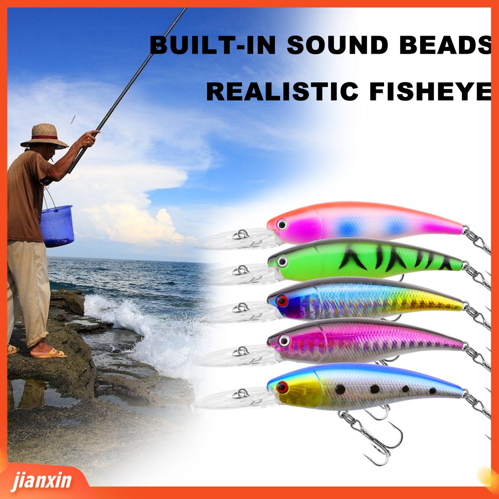 (In Stock) 9 cm Faux Bionic Lure Umpan Palsu Dengan Kait Tajam Fishhook Aksesoris Alat Pancing