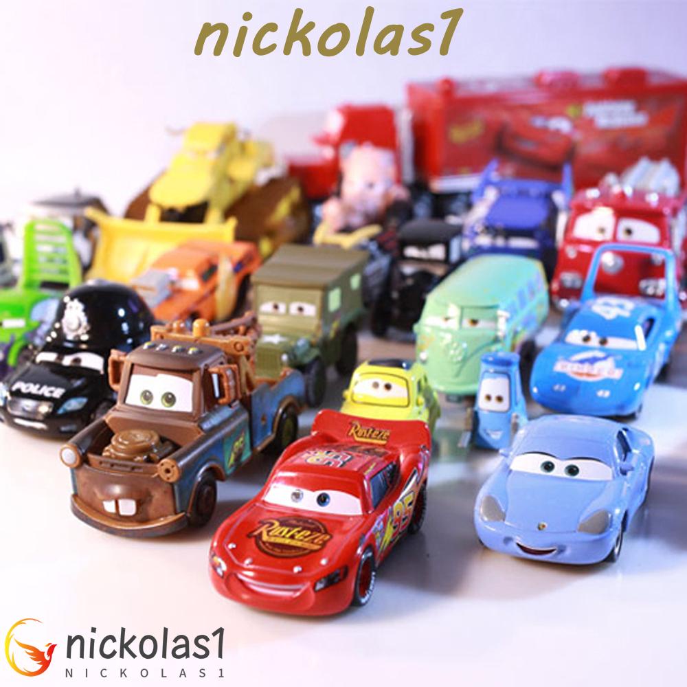 NICKOLAS1 Pixar Cars Model Mobil Mainan Kendaraan Badai Metal Alloy Ramirez 1:55 Mater