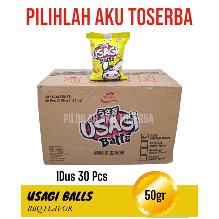 USAGI BALLS BARBEQUE BBQ - ( HARGA 1 DUS isi 30 )