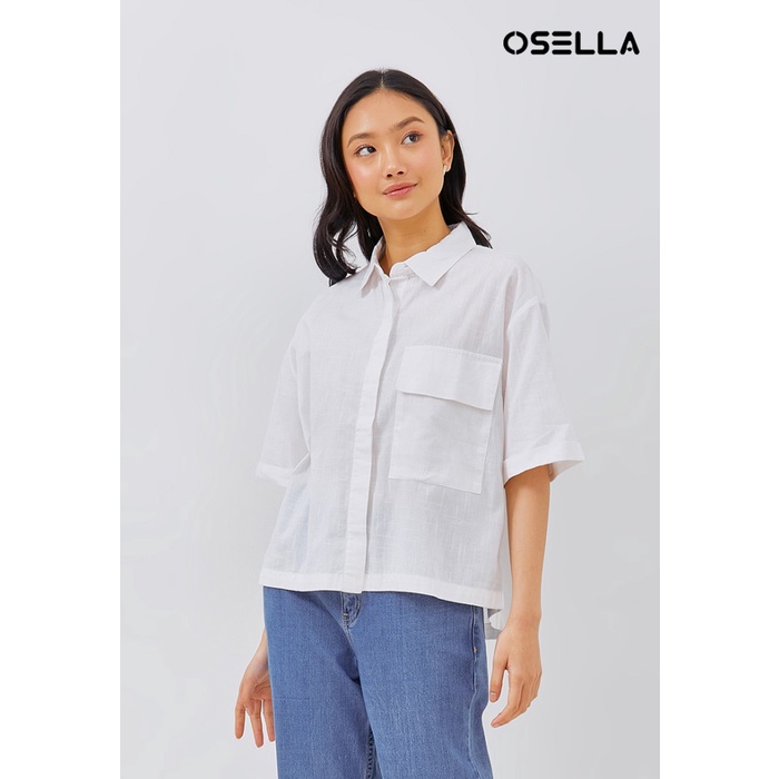 Osella - Kemeja Wanita Warna Putih 2132300101