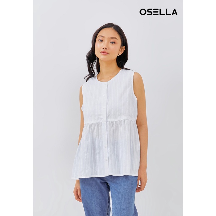 Osella - Kemeja Wanita Warna Putih 2135300101