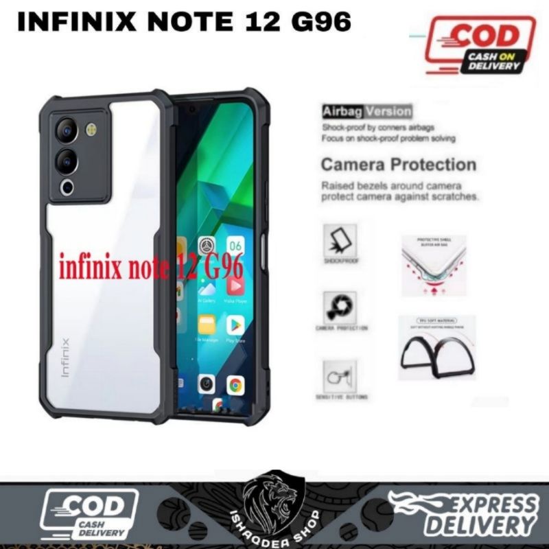 GEBYAR SALE S/P- CASING KESING CASE SHOCKPROOF INFINIX NOTE 12 G96 12 VIP HOT 12 12i HARDCASE ARMOR 
