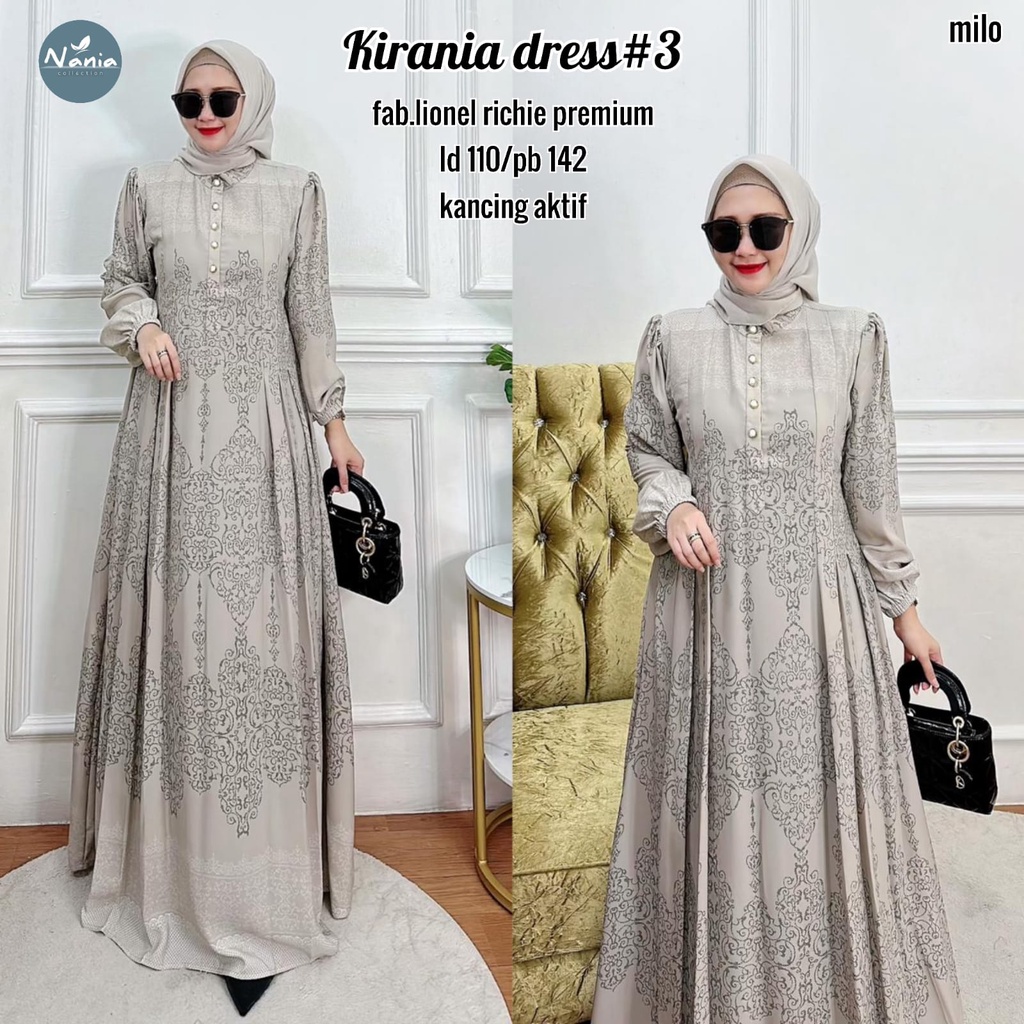 Pakaian Baju Busana Wanita KIRANIA #3 DRESS by NANIA 08/07 AS J18