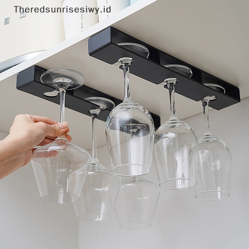 #Home &amp; Life #Tempat Gelas Wine Gantung Bawah Rak Goblet Drying Rack Kitchen Bar Stand~