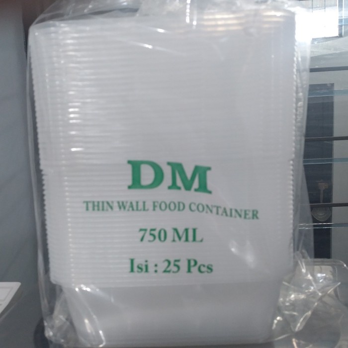 dm thin wall 750 ml food- Sembako Murah