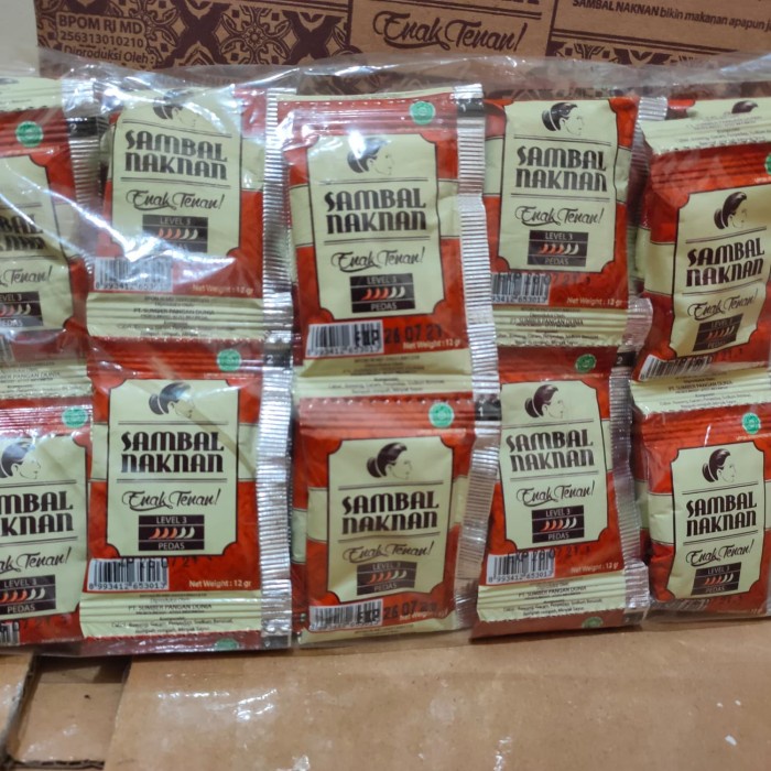 

✨Ready Stok✨ - Sambal Naknan sachet level 3- 1.2.23