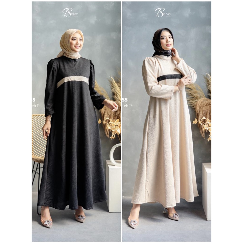 GUZEL DRESS BY BELVA FASHION MUSLIM WEAR GAMIS DRESS MUSLIM PROMO