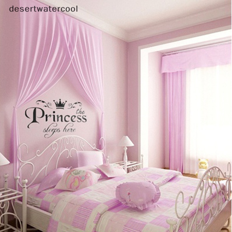 Deid diy removable princess sleeps wall ers art vinyl decals Rumah Kamar Bayi Perempuan Kamar Tidur Asrama Dekorasi Martijn