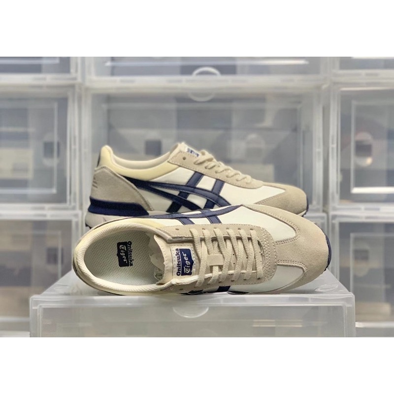 Sepatu 0nitsuka Tiger California 78 Ex Cream Navy Free Paperbag