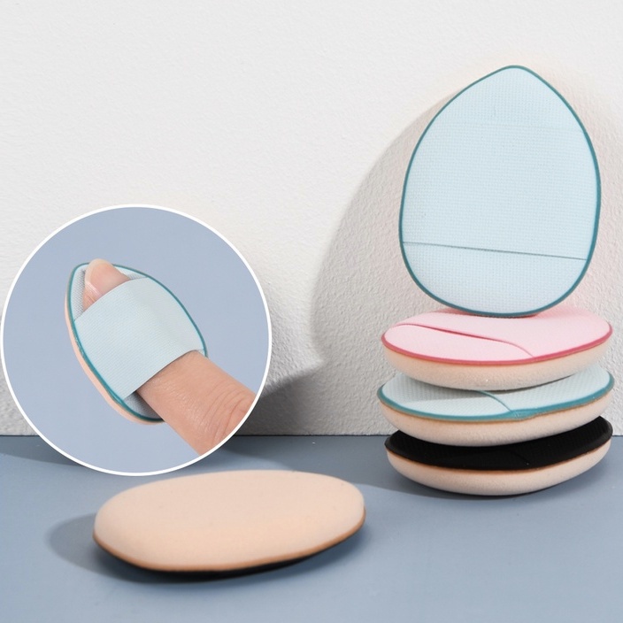 Spons Puff Air Cushion Mini Fungsi Ganda Basah(6 Pcs) / Kering Untuk Concealer / Foundation/ Alas Bedak / Puff Cushion / Air Cushion/make Up Spons/Basah Dan Kering Penggunaan Ganda Mudah Diaplikasika Rias