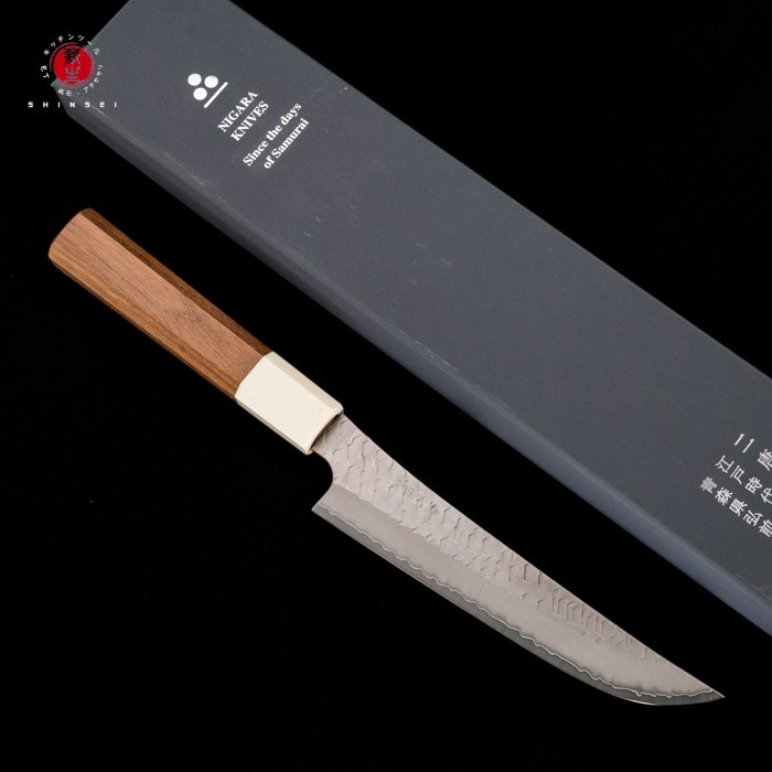 Japan Artisan Knife Nigara Hamono SG2 Migaki BBQ Slicer Knife 165mm