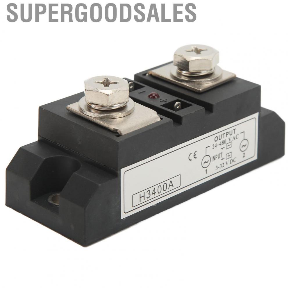 Supergoodsales Industrial State Relay ABS Housing With  DC 3-32V To AC 24-480V