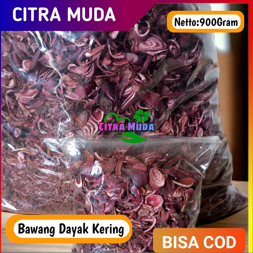 

Bawang Dayak kering 900gram Organik