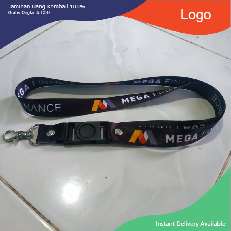 

Tali Id Card MEGA FINANCE Hitam Berwarna Printing Sublimasi [Bisa Satuan]