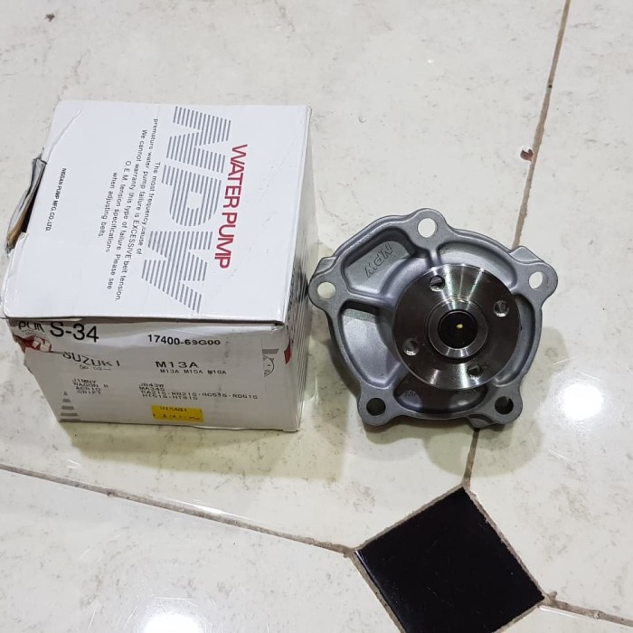 SPAREPART OTOMOTIF- Water Pump Suzuki Aerio/Swift'05/Baleno'04-ON -KOMPONEN AKSESORIS