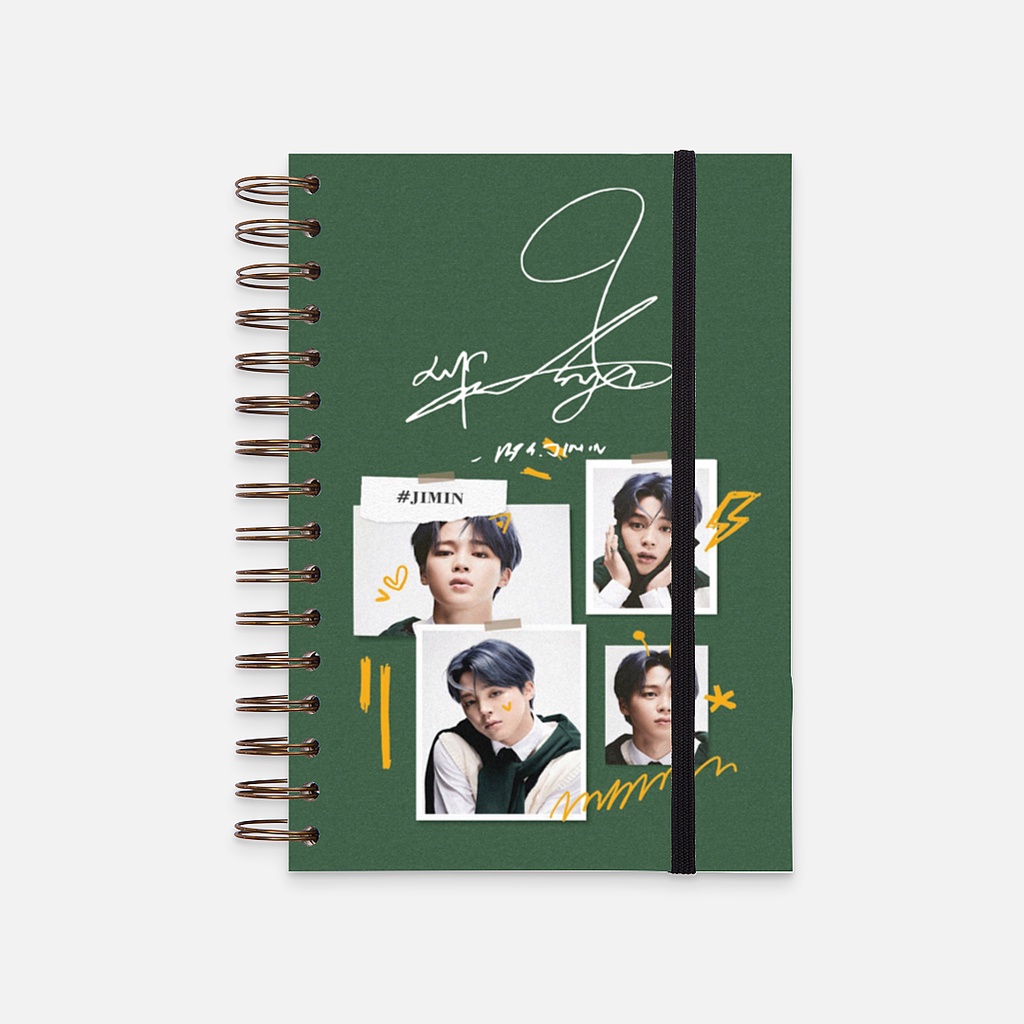 

Hard Cover Notebook Jimin BTS MOTS7 | gmwm #102