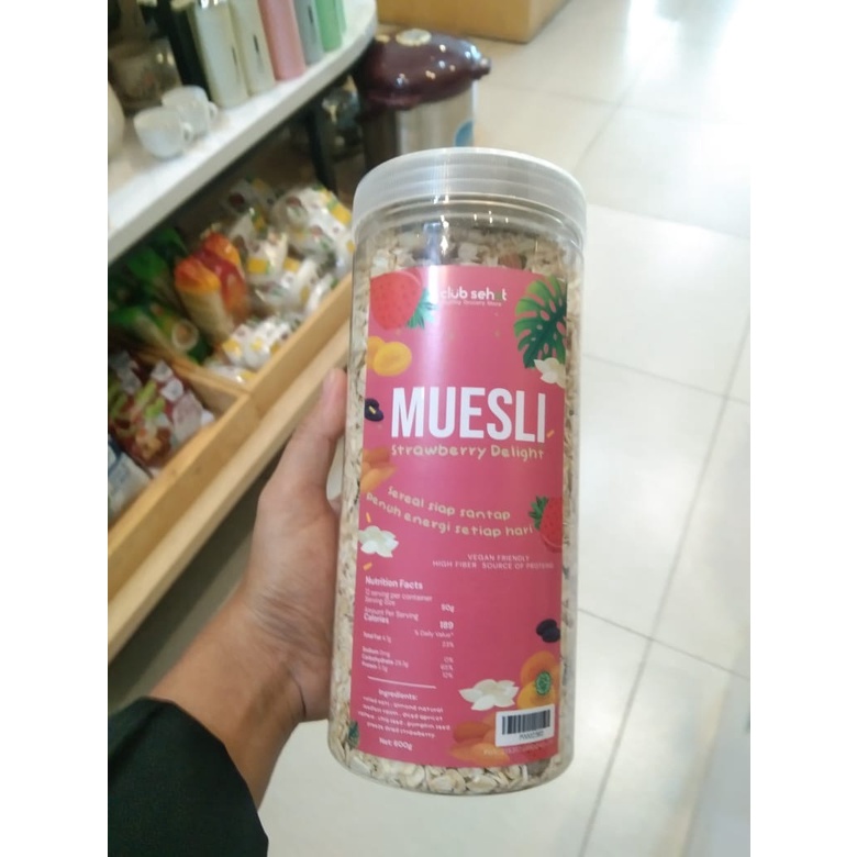 

Cs- muesli strawberry delight 600gr