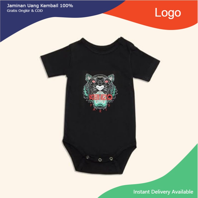 kaos baju bayi jumper baby kids KENZO tshirt distro Kenzo kaus pendek usia 0 1 2 3 4 5 6 7 8 9 10 11