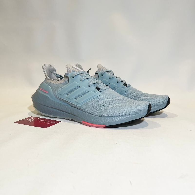 Adidas Ultraboost 22 2022 Magic Grey Turbo Grey Tosca Pink Vs