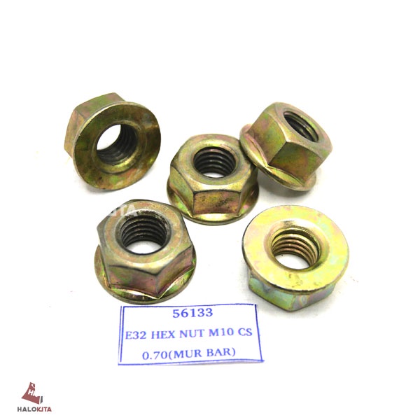 E32 HEXAGON NUT MUR M10 CS 0.70 MUR BAR CHAINSAW 070 SENSO MESIN POTONG KAYU