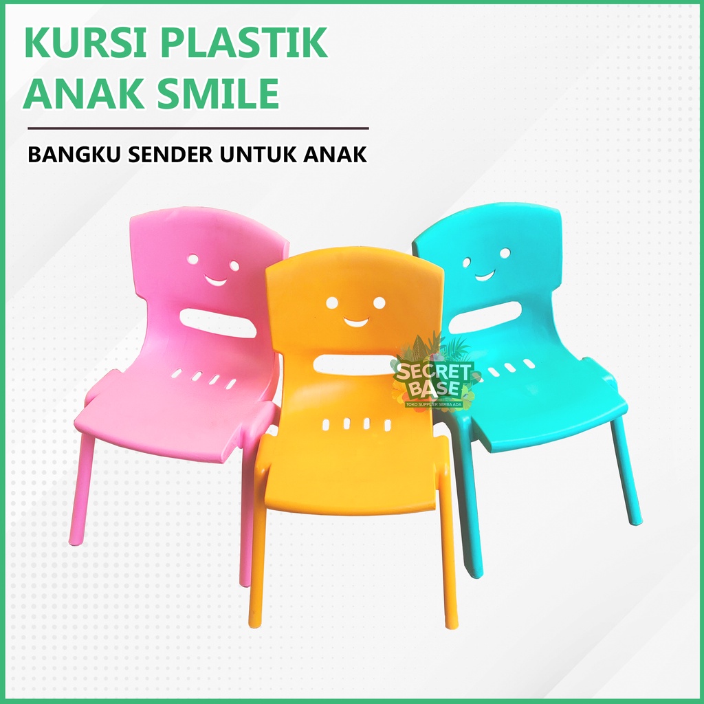KURSI ANAK - Bangku Sender Kecil Plastik / Kursi Pendek Belajar Playgroup