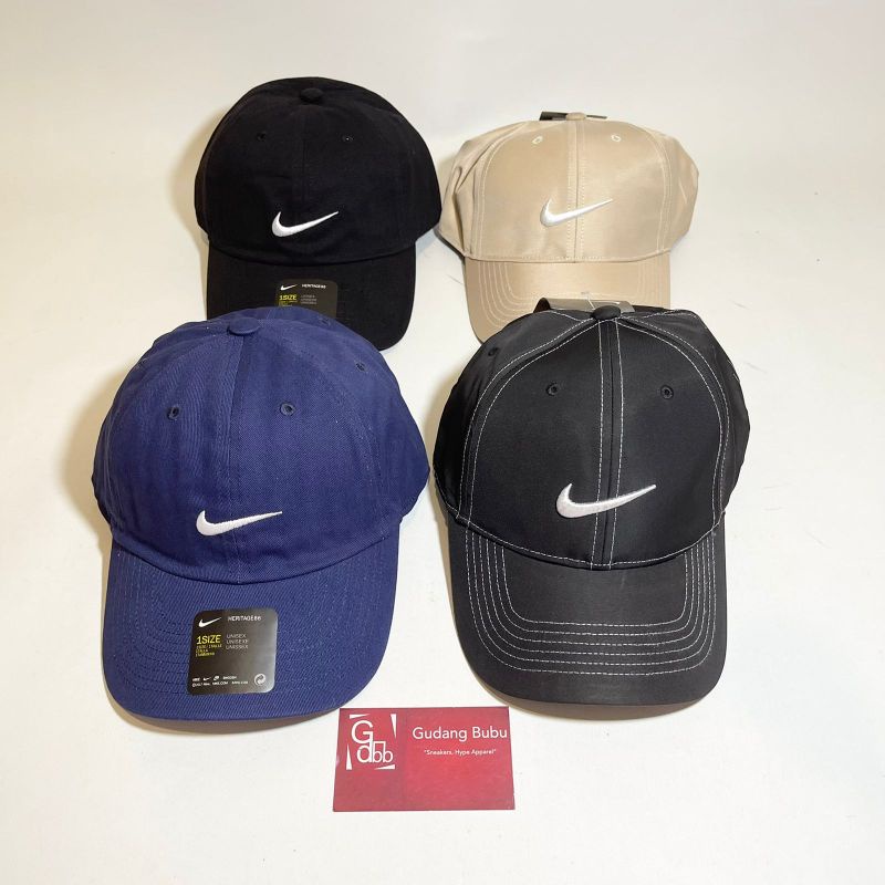 Sneakers Topi  Big Logo Stitching Pattern Basic Colors Cap Sepatu SKU9