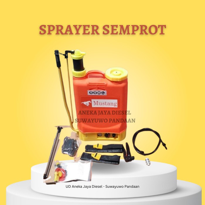 Sprayer Semprotan disinfektan / hama Mustang 16 Liter