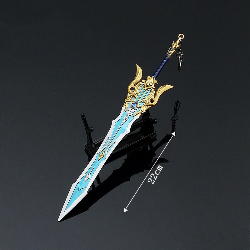 Gantungan Kunci Pedang Super Hero Anime Genshin - Asli Import - Koleksi - Gantungan Tas- Solo Galeri