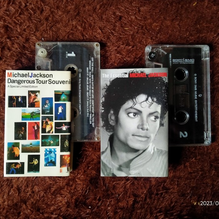 PAKET KASET MICHAEL JACKSON 2 ALBUM