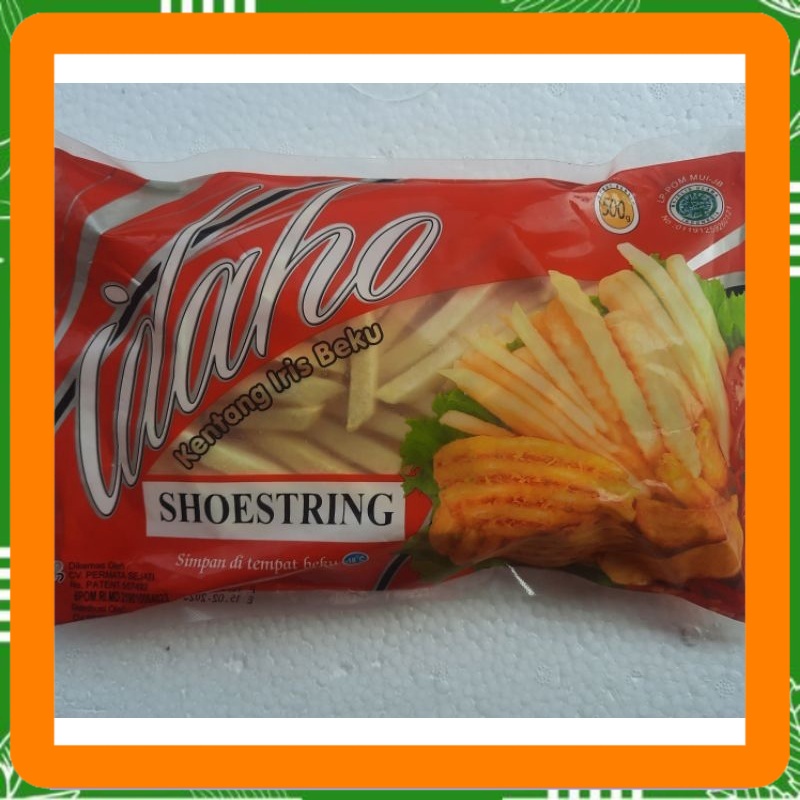 

Kentang iris beku idaho 500 gram shoestring Best Seller