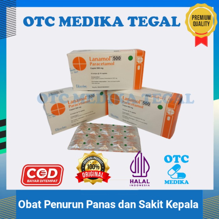 

Lanamol 500 mg 1 Strip Obat Penurun Panas dan Sakit Kepala