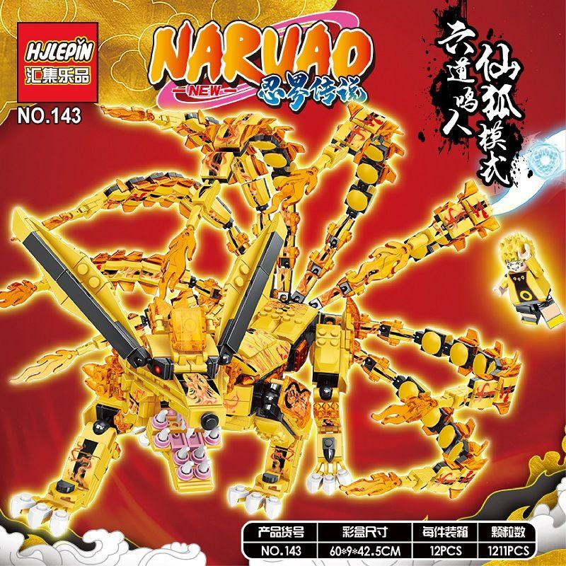 mainan Brick naruto mode kyubi kurama giant gagah raksasa susanoo manda HJ143 itachi sasuke orochima