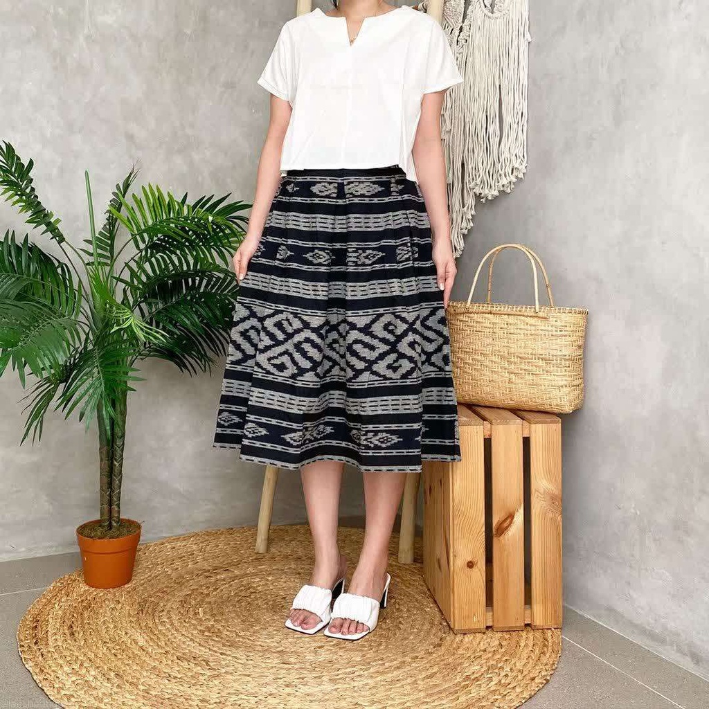 Rok tenun troso jepara terbaru || rok tenun kekinian motif sumba ntt toraja || bawahan tenun wanita