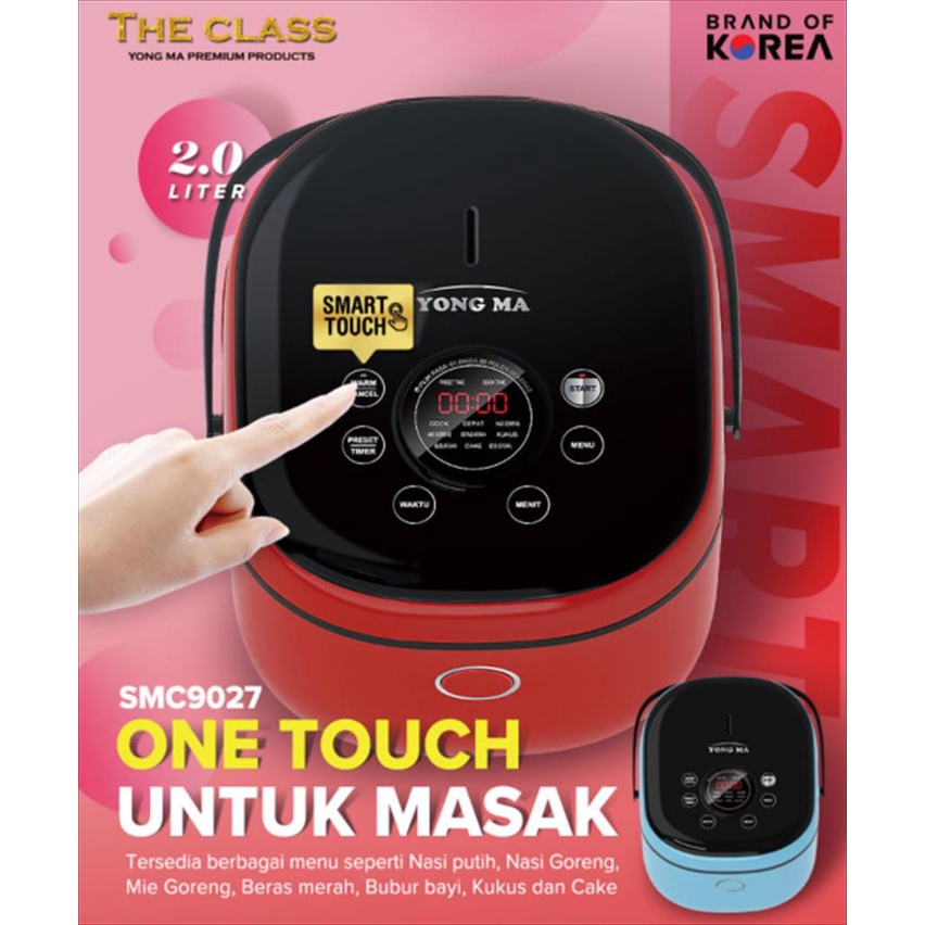 Yong ma Rice cooker Magic com 2 Liter SMC9027 SMC 9027 SMC-9027 ori